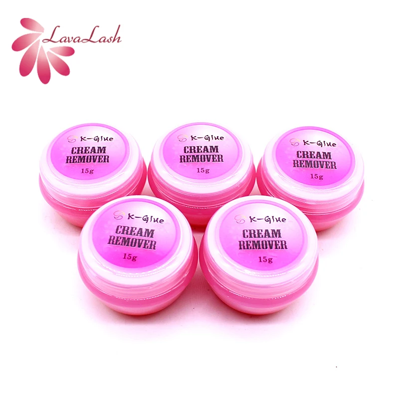 

Original Korea K-glue Eyelash Extensions Cream Remover 15g Pink Women Fake Eyelash Glue Fast Remove Tool