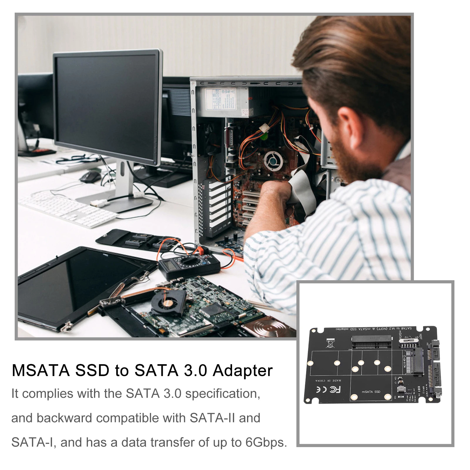 

Expansion Card M.2 Converter Adapter SSD B-Key Hard Drive Computer Accessory Part