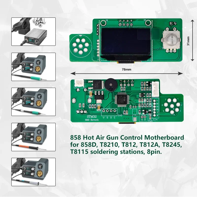 DC 24V Solder Station Power Supply For T858 And Control Board For T812 T810 T815  Models Electronic Component Solder Station