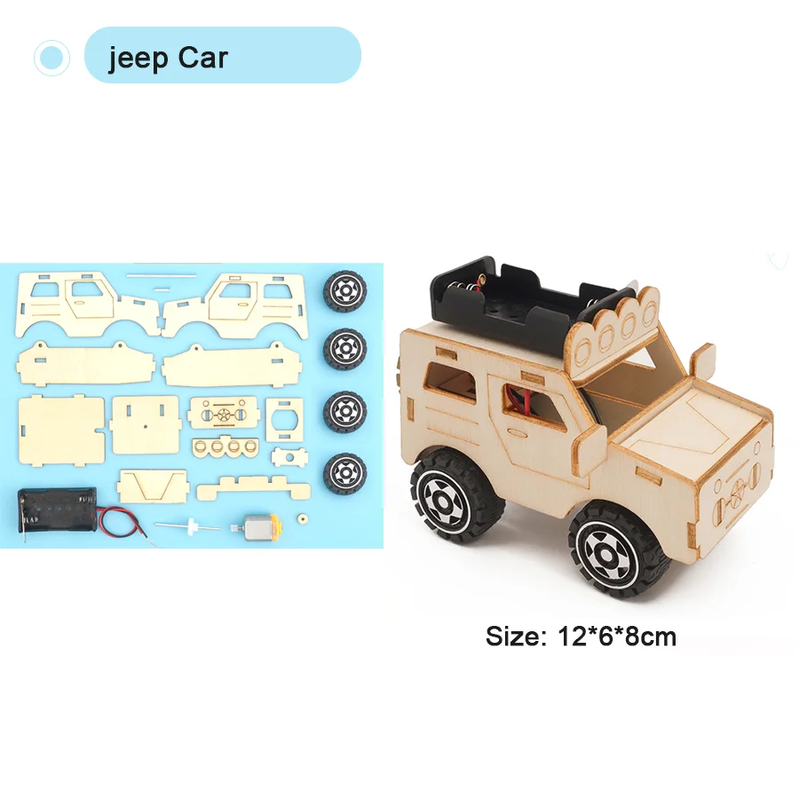 DIY Remote Drive Car Panzerfahrzeug Physikalisches Modell Wissenschaftsexperiment Lernset Technologieprojekt für das Lernen von Schulkindern – Detail 15