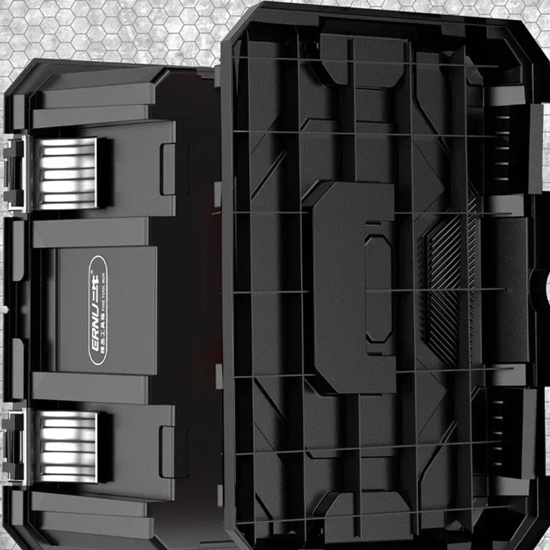 Large Plastic Tool Box Shockproof Waterproof Multifunctional Sealed Storage Electrician Household Woodworking Tool Box