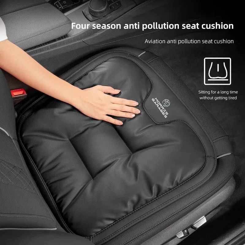 Breathable PU Leather Vehicle Seat Cushion Pad Anti-Slip Bottom Interior Chair Cover Suitable for MG HS MG4 EV ZS ES5 ONE MG5