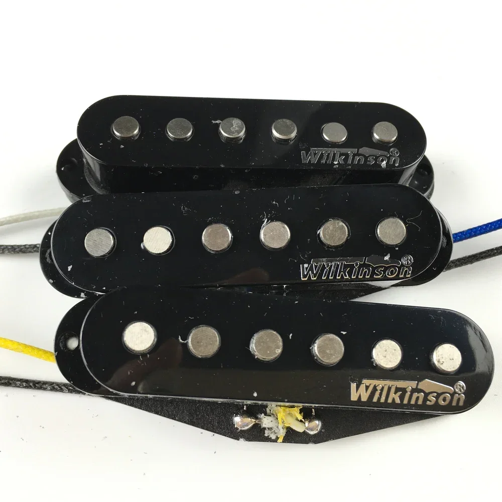 Wilkinson Premium 60's WVS Alnico V Single Coil Guitar Pickups Black Electric Guitar Pickups  Made In Korea