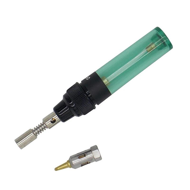 16pcs Portable Soldering Iron Kit Welding Pen Burner Blow Torch Gas Soldering Iron Gun Cordless Butane Welder Tip Tool 1300℃