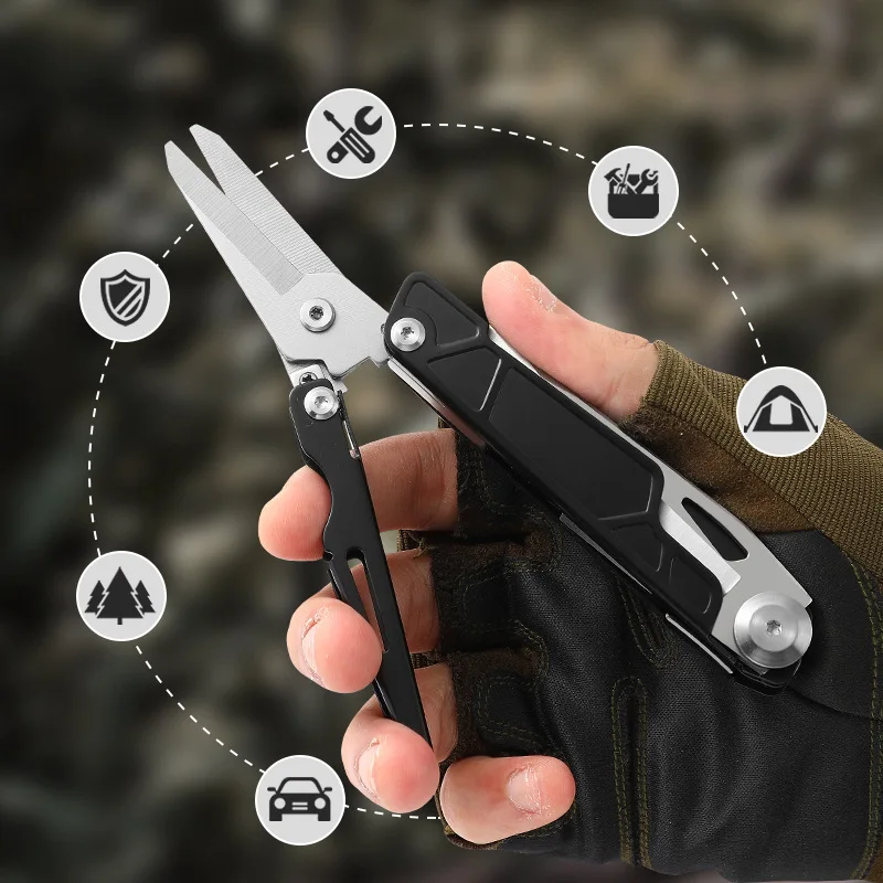 

Новый многофункциональный складной нож EDC — острый тактический инструмент с ножницами для кемпинга на природе