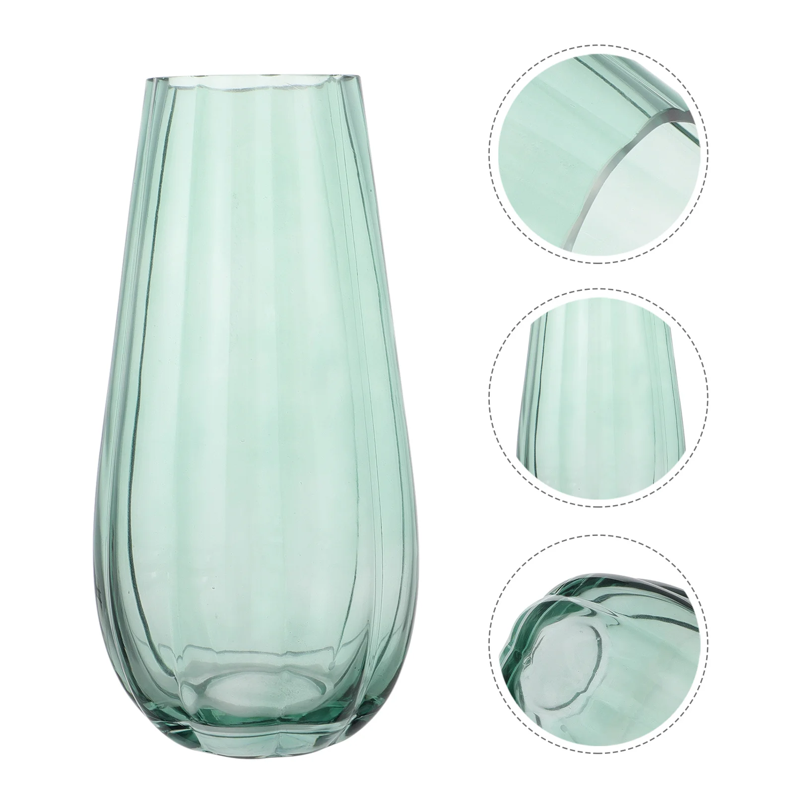 

Glass Crafts Flower Bottle Desktop Vase for Flowers Floral Container Arrangement Containers