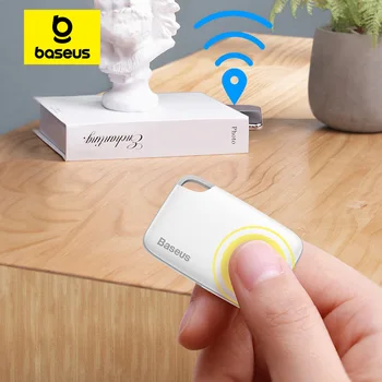 Baseus-무선 도난 방지용 스마트 트래커, 열쇠 파인더, 어린이, 가방, 지갑, 파인더, 앱, GPS 기록, 알람 태그