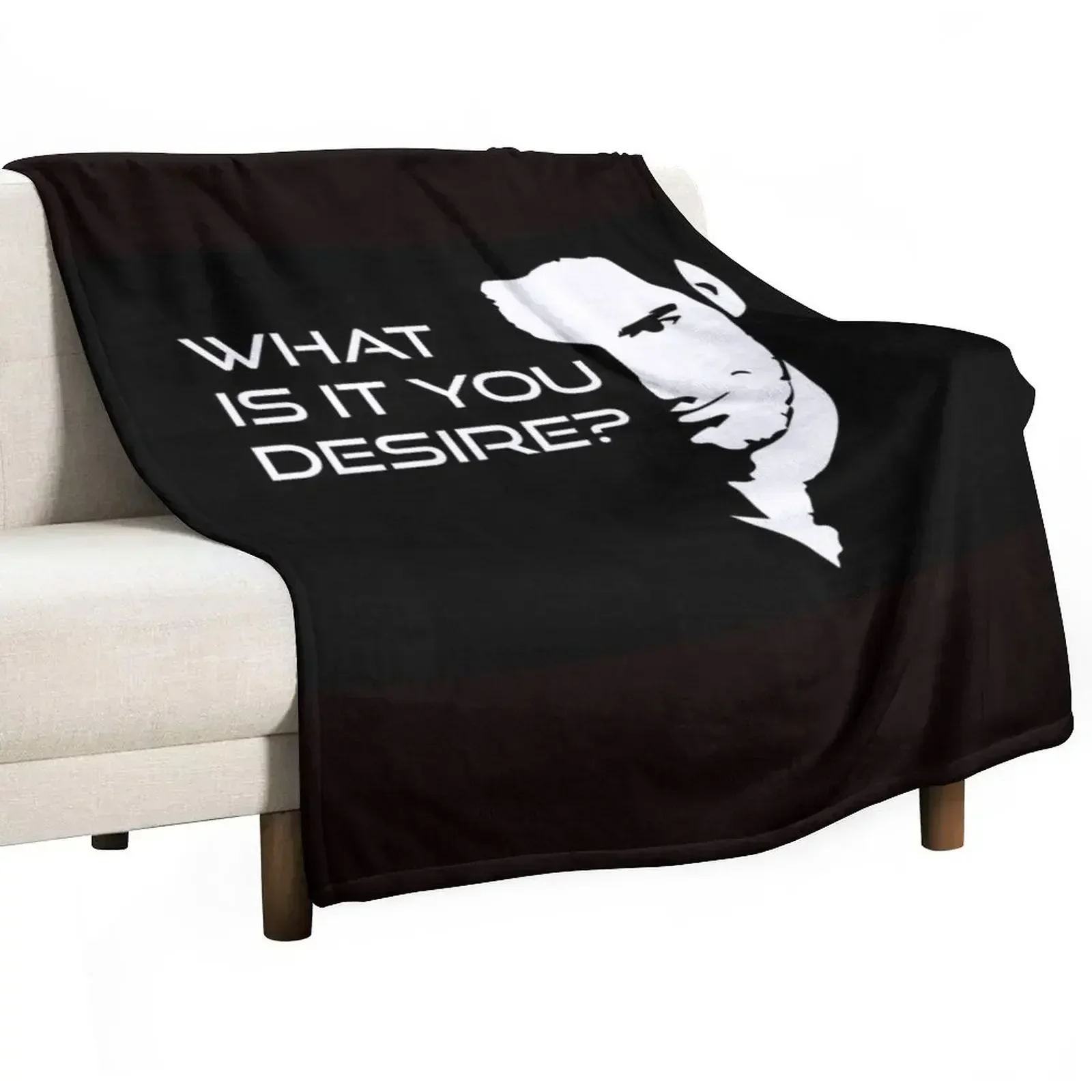 

New What is it you desire  - Lucifer Morningstar Throw Blanket Camping Flannels Blankets