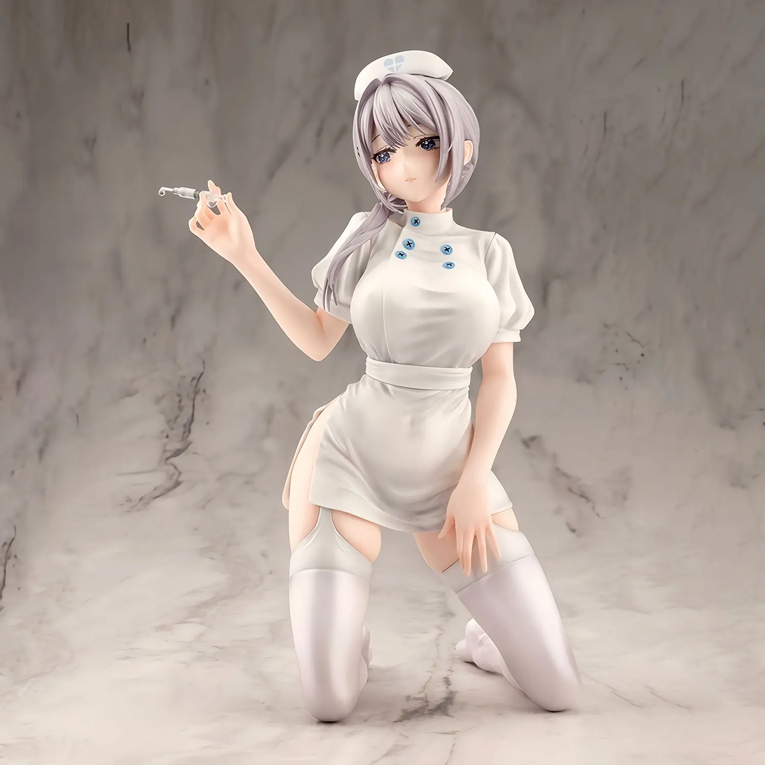 Hayotomi Shino Figura Enfermeira Linda Menina Modelo Animação Periférica Carro Desktop Chassi Ornamento Estátua Presente