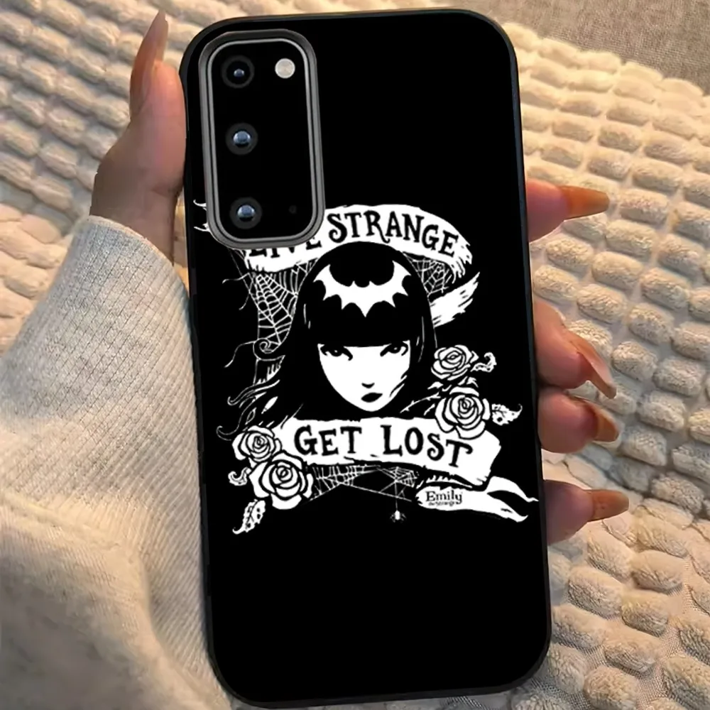 Comic Emily The Strange Phone Case For Samsung Galaxy A52 A53 A72 A71 A73 A80 A91 S Shell