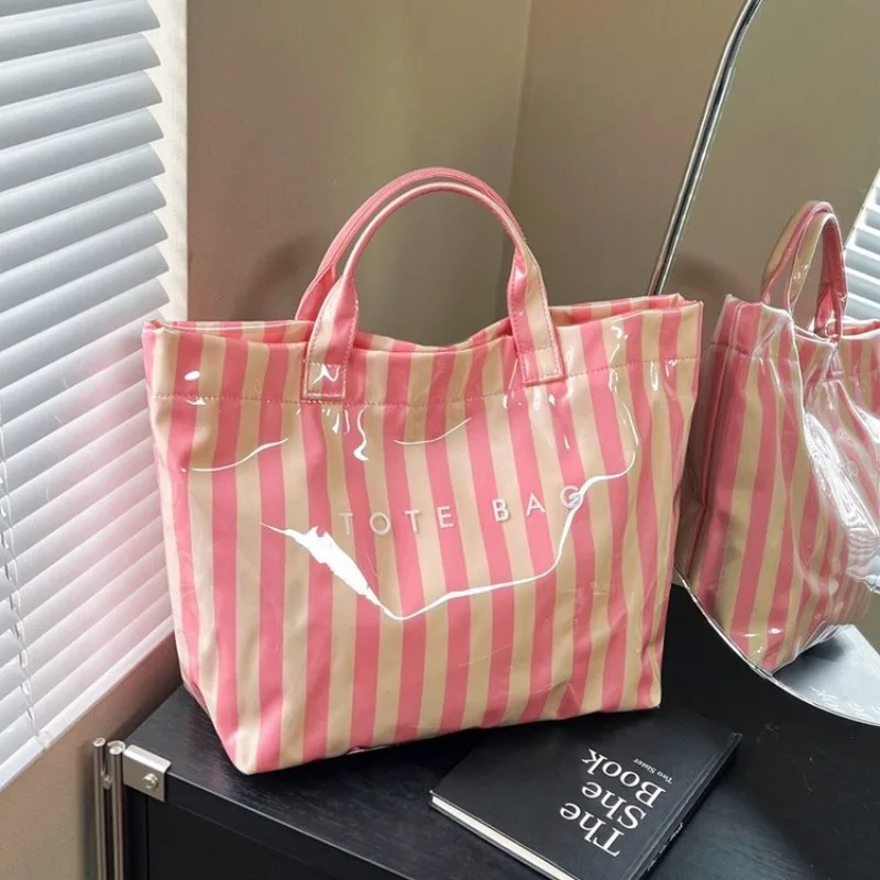 Fashionable Commuter Diaper Bag Solid Color Ladies Tote Messenger Shoulder Handbag Elegant Leather Vintage