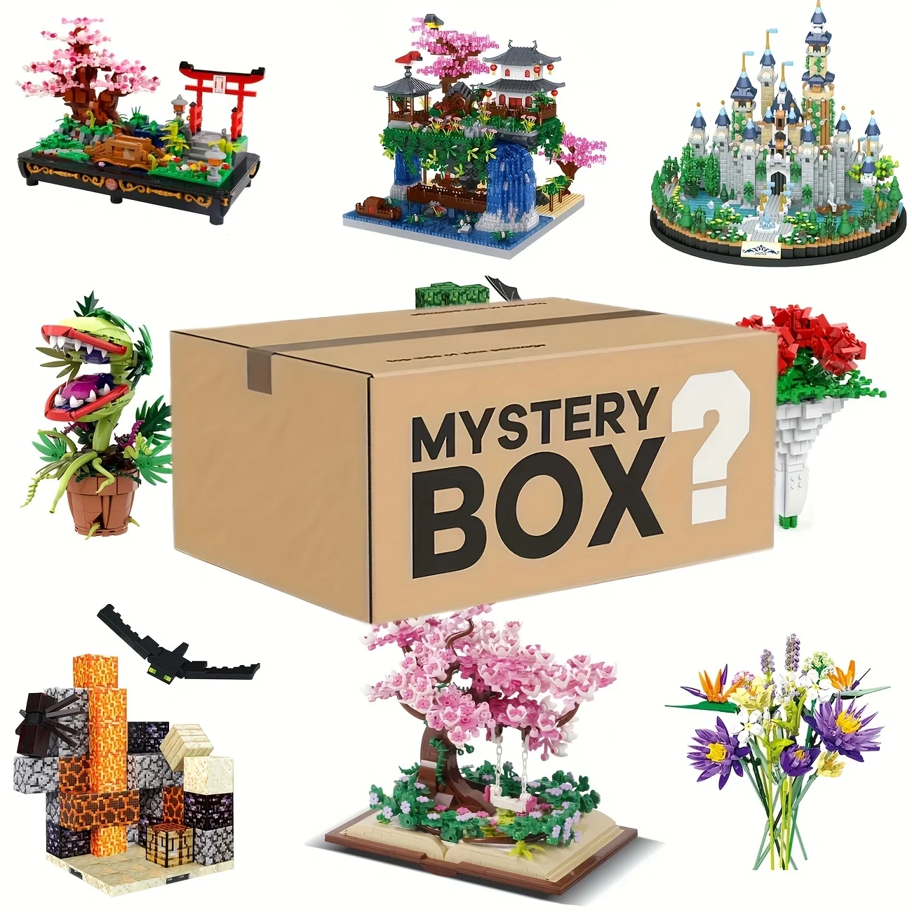 Multiple products are randomly dispatched. All the mystery gifts are randomly distributed, and each gift contains one item.