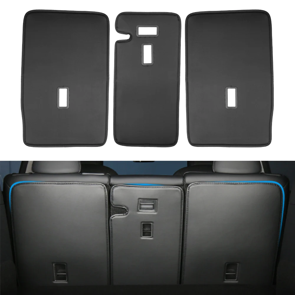 Trunk Anti Kick Cushion For Tesla Model 3 Y Separate Design Comfortable Protection Pad Rear Seat Back Protector