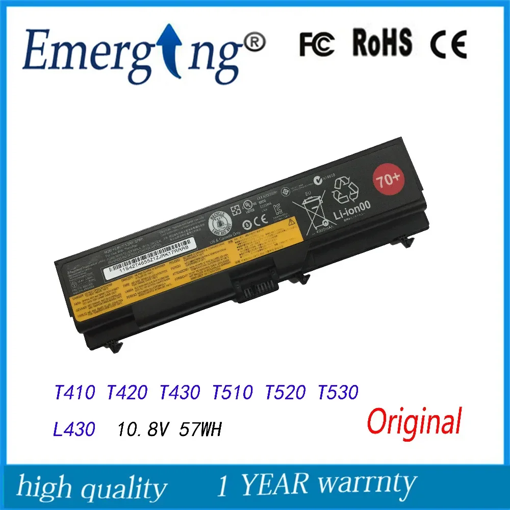 New Original Laptop Battery for  Lenovo Thinkpad T530 W530 T430i L430 530 SL430 T410 T420 T430