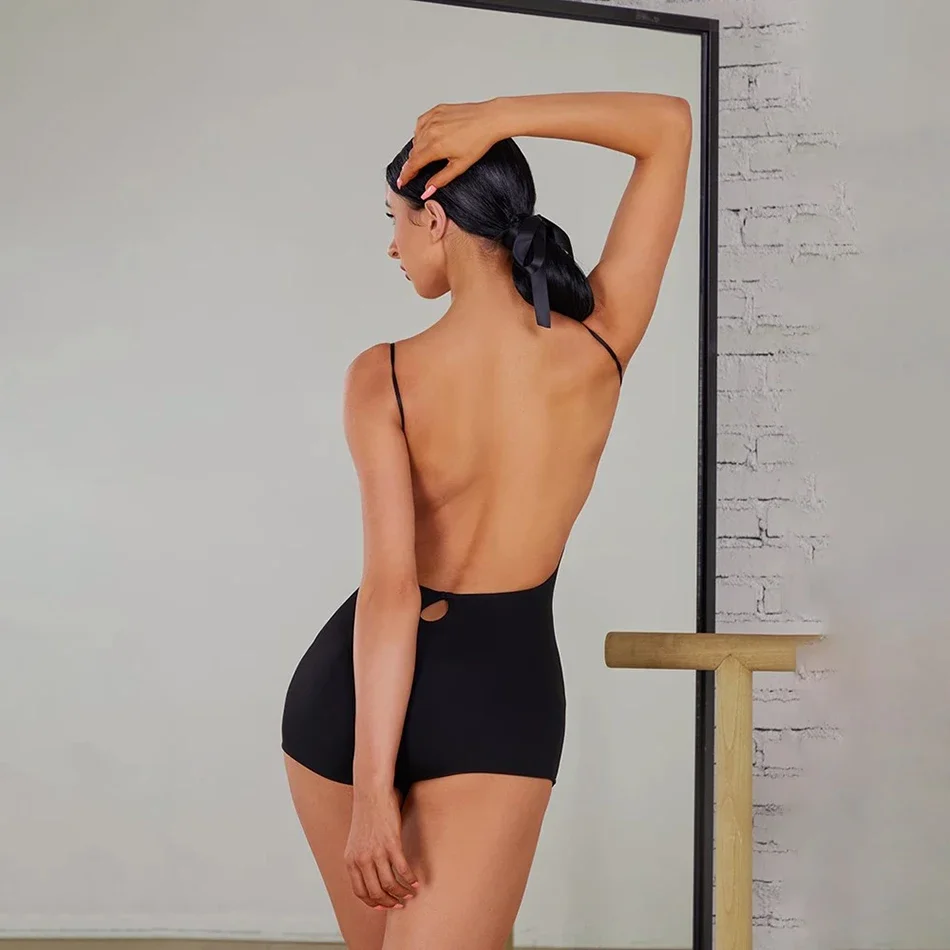 Sukienka do tańca latynoamerykańskiego damska, strój do występów, sukienki do tańca brzucha, nowoczesne sukienki taneczne, body w paski z odkrytymi plecami.