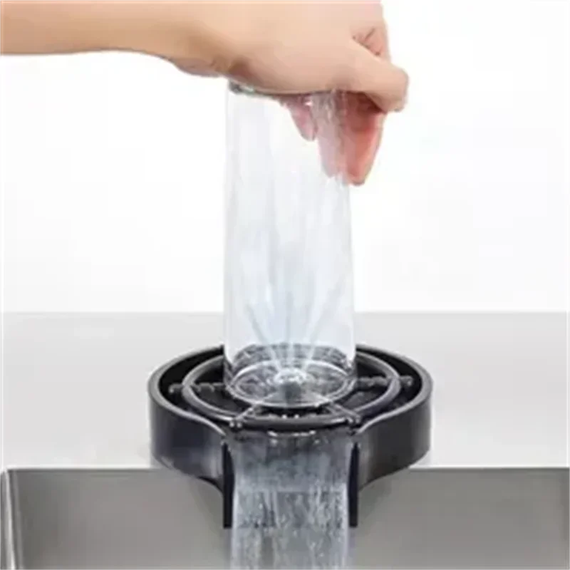 High Pressure Automatic Cup Washer Bar Kitchen Beer Milk Tea Cup Cleaner Sink Accessories