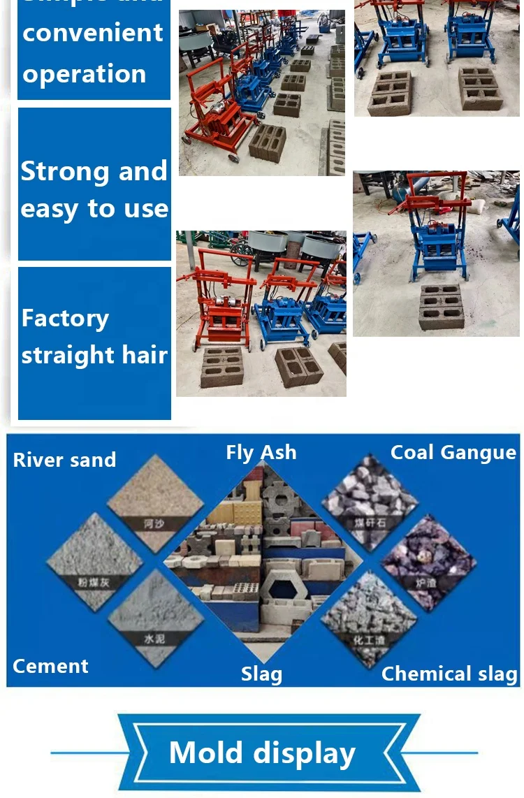 DX2-45 Hollow Cement Brick Making Machinery Automatic Brick Making Machine Concrete Block Making Machine in Tanzania