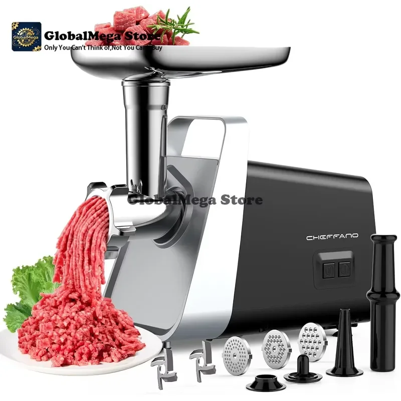 2026 Latest Electric Meat Grinder with Sausage Stuffer Tube 2800W Heavy Meat Mincer for Home Kitchen Commercial Use 2