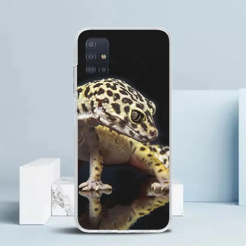 Lizards Geckos Phone Case For Samsung Galaxy A51 A50S A41 A40 A31 A30S A21S A20S A20E A11 A10S A71 A70 A6 A7 A8 A9 Plus