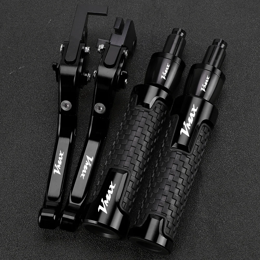 

Motorcycle Accessories Brake Clutch Levers Handlebar Handle bar Hand Grips ends For Yamaha VMAX V-MAX V MAX 1200 1985-2008 2006