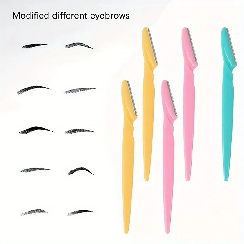 Trymer do brwi noże przenośna maszynka do twarzy depilator do brwi depilacja depilacja Cutter ostrza golarki narzędzia do makijażu
