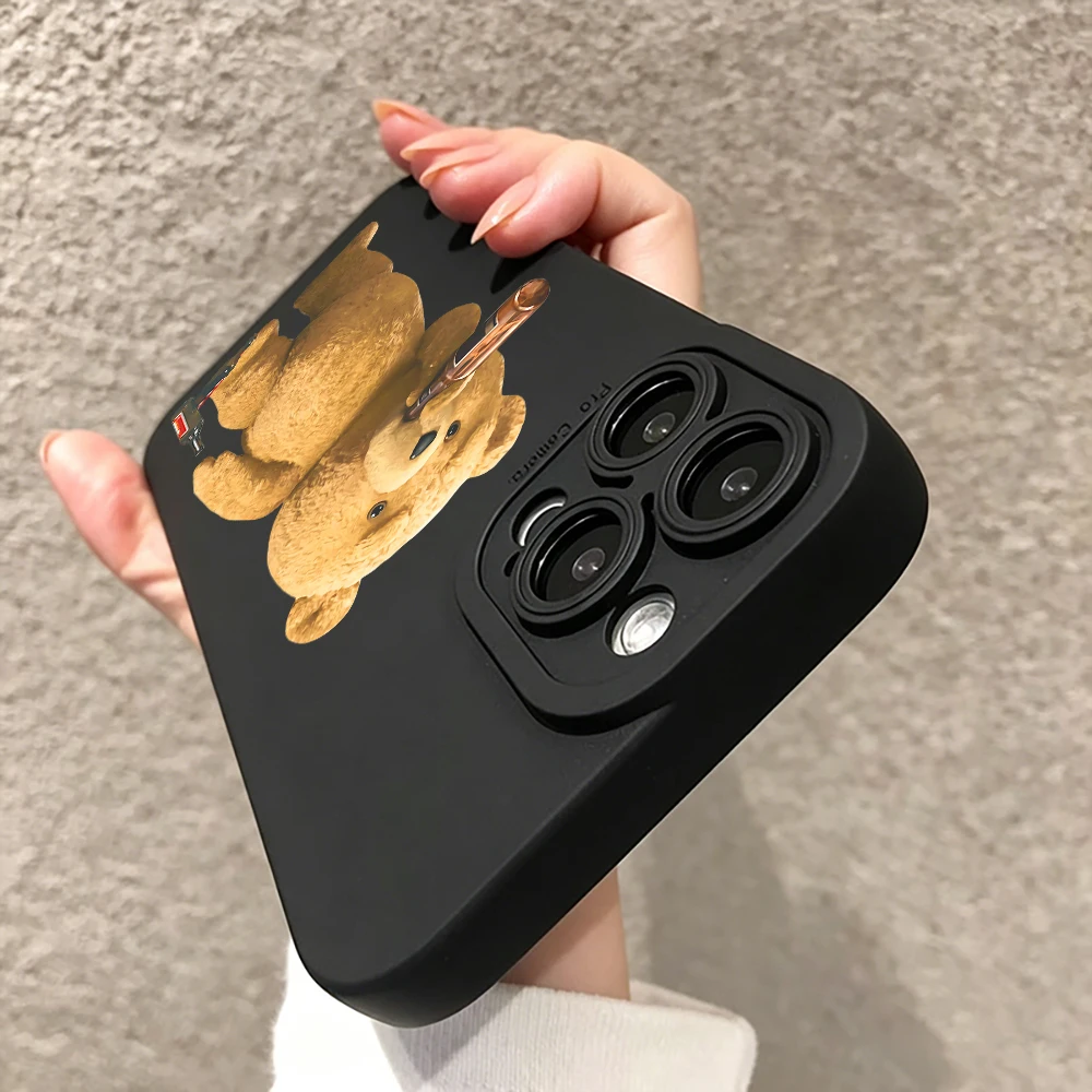 Funny Teddy Bear Print Phone C - Phone Cases Quirky review and price
