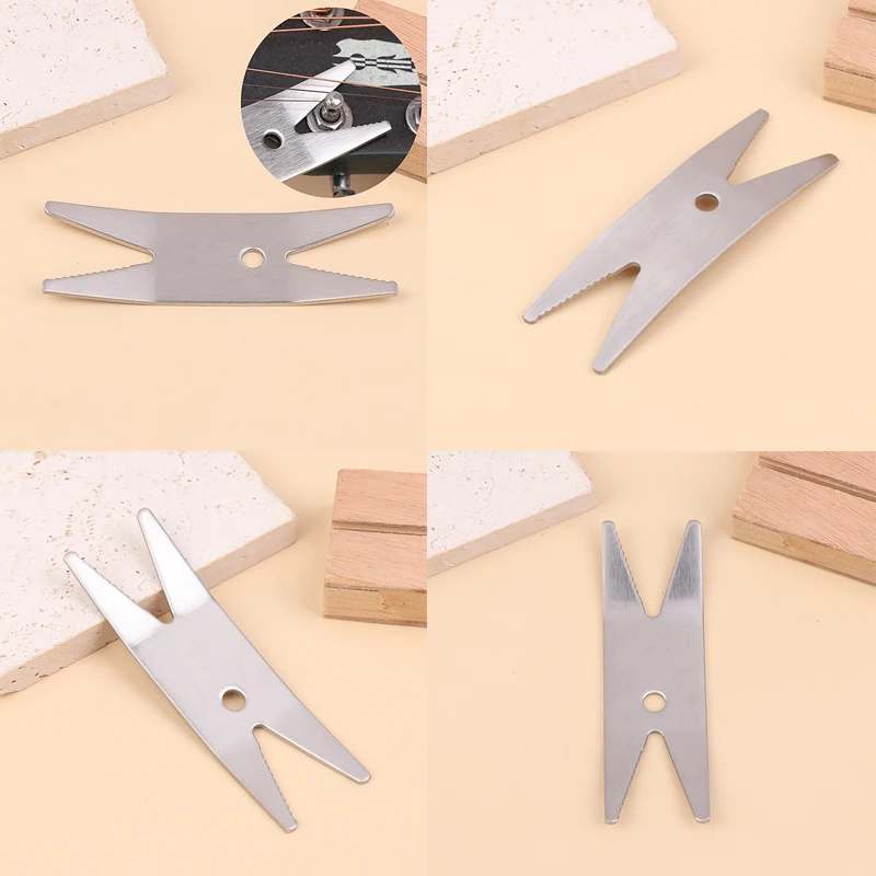 {MX} Stainless Steel Guitar Bass Dual-Head Wrench Multi Luthier Tool For Tightening Pots Switches Jacks Guitar