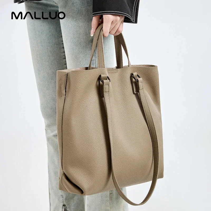 Frauen Rindsleder Echtes Leder Schulter Tasche Weibliche Casual Große Kapazität Büro Totes Handtasche Damen Arbeit Strap Umhängetaschen