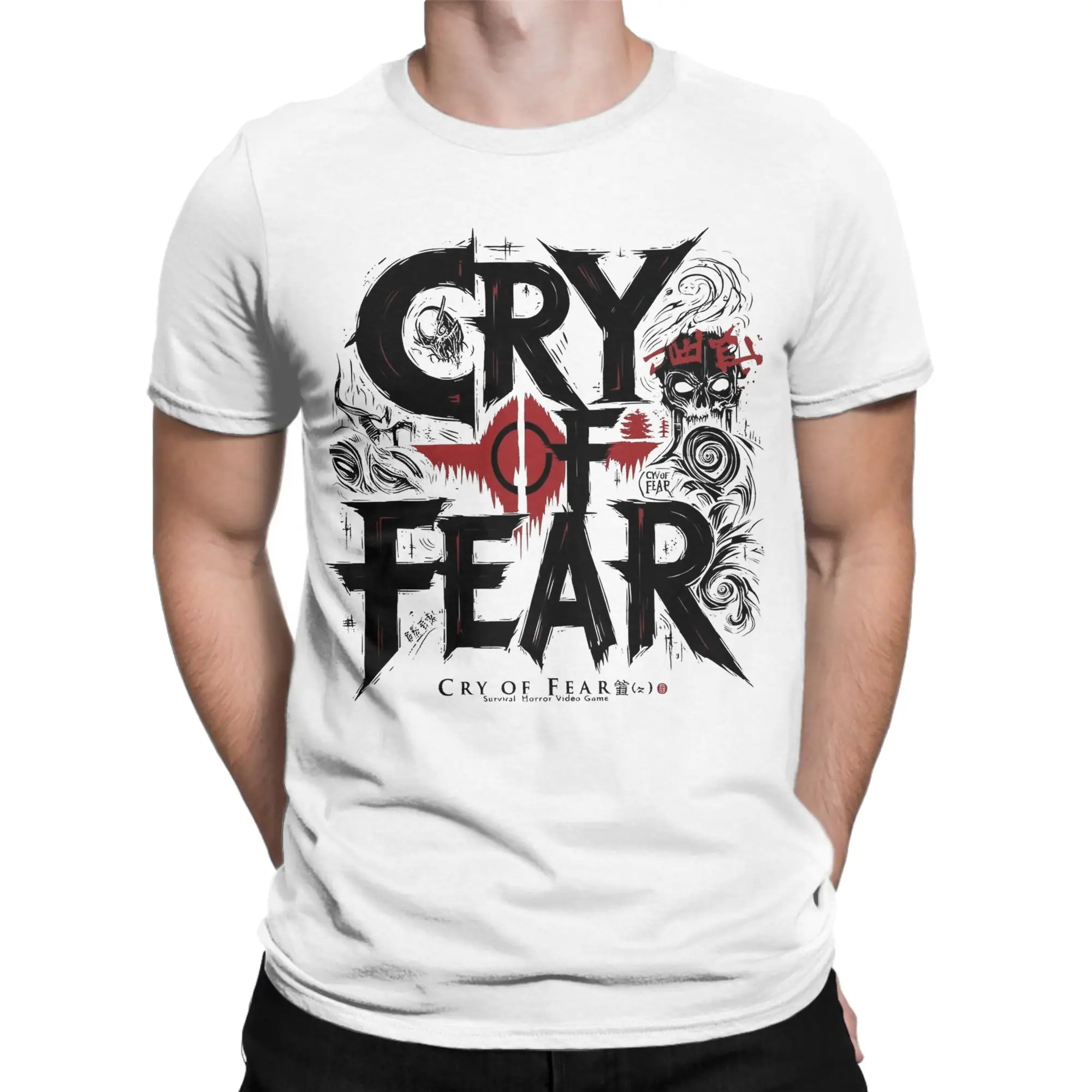 Man T Shirt Cry Of Fear Game Lover T-Shirts Harajuku  Summer Tees Vintage Casual Pure Cotton Tops Birthday Gift