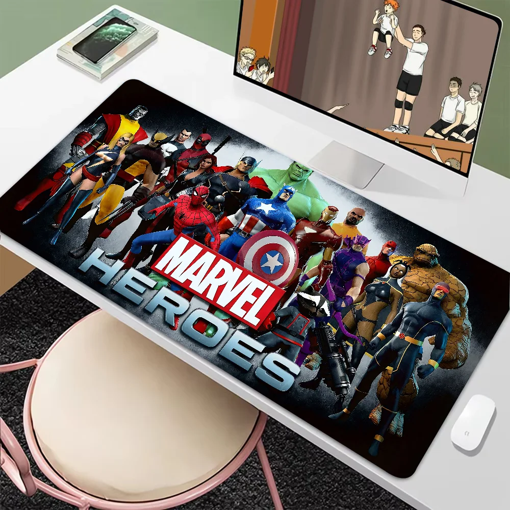 M-Marvel H-Hero Mousepad New Arrivals Large Gaming Mousepad L XL XXL Gamer Mouse Pad Size For Keyboards Mat