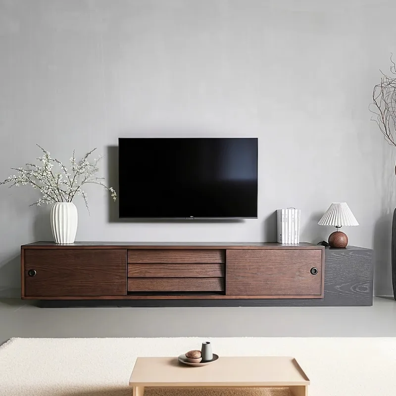 

Heavy Brown Universal Tv Stand Vertical Storage Wooden Minimalist Tv Stands Living Room Modern Szafka Pod Telewizor Furniture