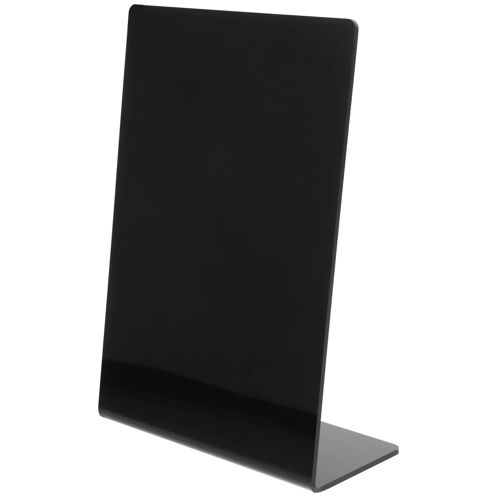 Quadro-negro pequeno, tábua preta, giz, menu de mesa para decoração de mesa, sinal apagável