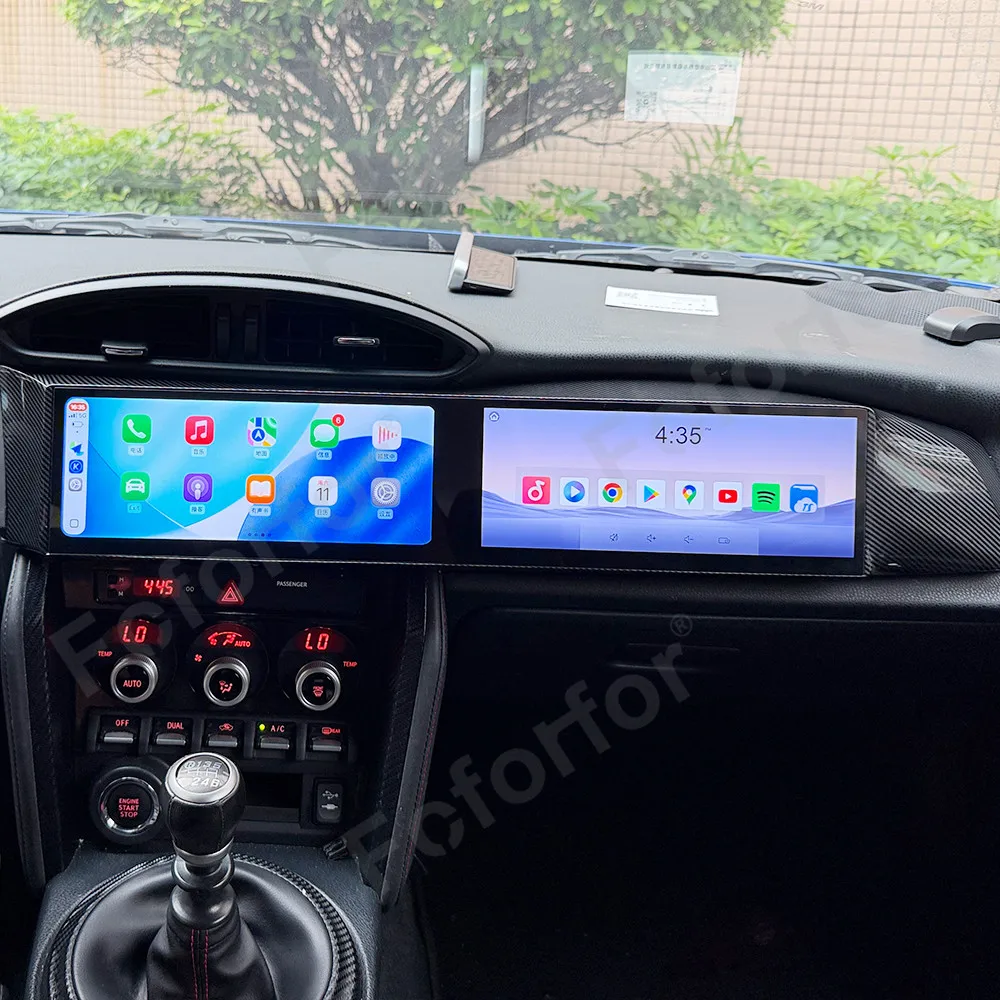 

Для Toyota 86/Subaru BRZ 2012-2019: Двойной 10.25-дюймовый автомобильный мультимедийный проигрыватель Android 14.0 Qualcomm с CarPlay, GPS-навигацией и радио