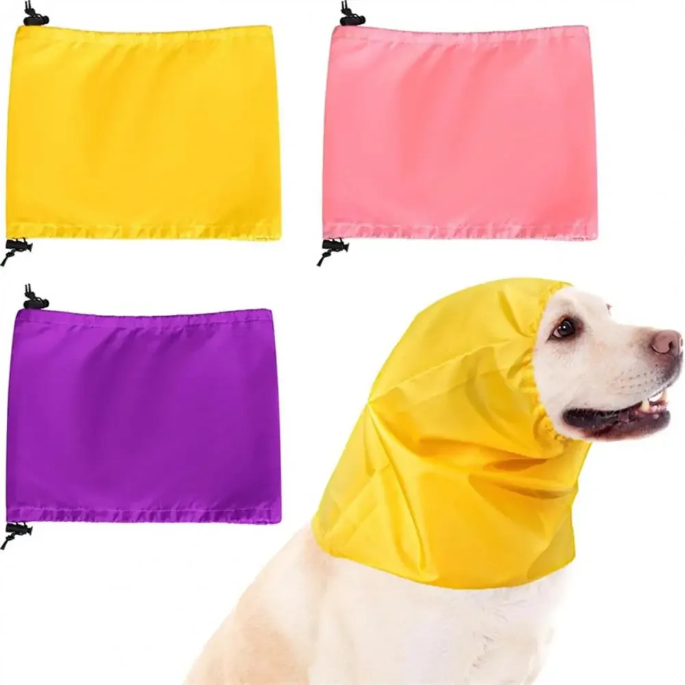 Pet Shower Cap Dog Bath Hat Waterproof Pet Bath Cap with Adjustable Buckle for Dog Ear Protection Shower Hat to for Bathing