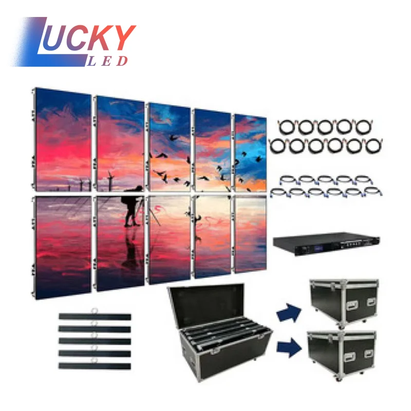 

P3.91 P3.9 3.91Mm Indoor Rental Video Display Church Stage Screen Christmas Led Wall