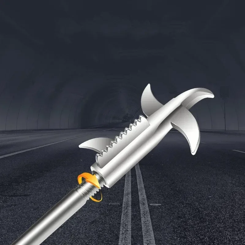 أداة تنظيف حجر إطارات السيارة مفك براغي قابل للفصل حجر عجلة السيارات الأخدود النظيف كسر مزيل طقم تصليح الإطارات اكسسوارات السيارات #5