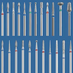1pc Diamond Milling Cutter for Manicure Nail Drill Bit Pedicure Cuticle Remove Clean Tool Nail File Rotary Burrs Dill Bits 3/32