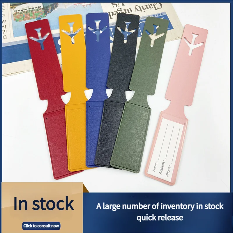 

Colorful Plane-Cut Luggage Tag for Air Travel - Easy Identification & In-Stock Availability
