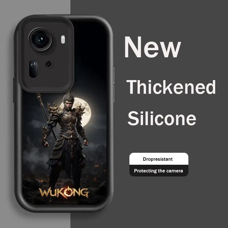 Reno11 WUKONG Shockproof Phone Case For OPPO Reno 11Pro 10ProPlus 10 9 9Pro 8T 8 8Pro 8Lite 8T 7 6Z 6 5 4 2Z Cover