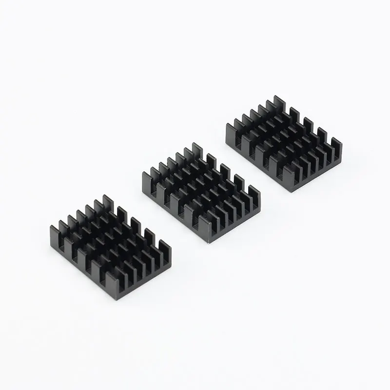 Radiador de calor de alumínio 5 peças, 19*14*6mm do dissipador de calor do radiador do resfriamento para o chip eletrônico ic led do computador