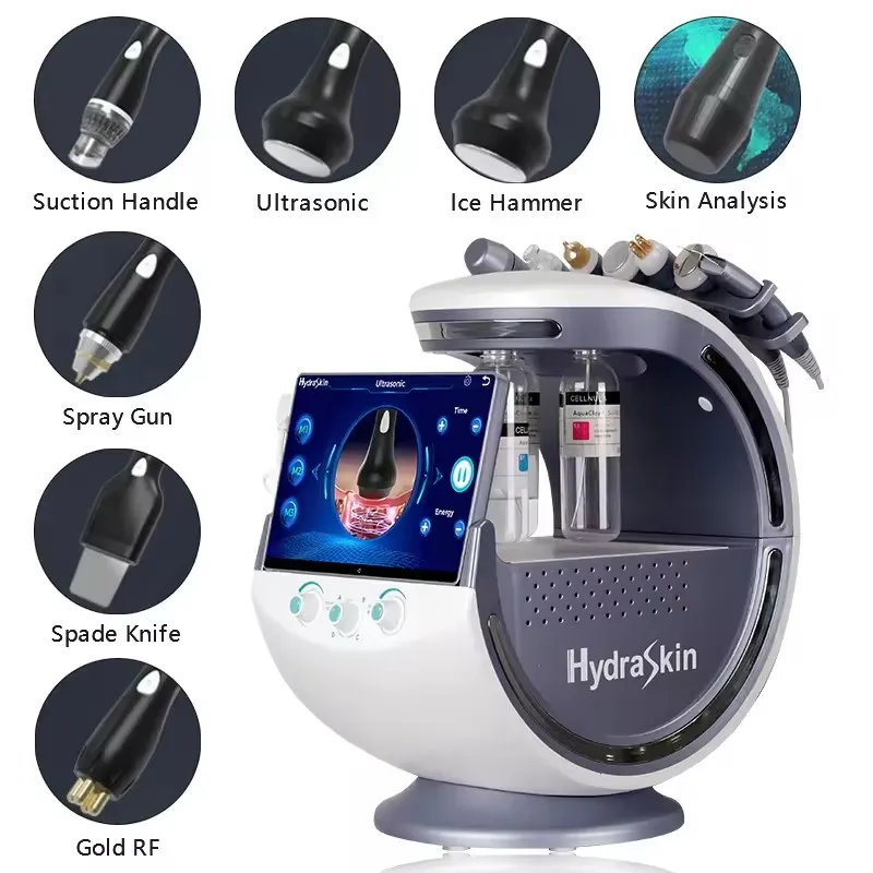 Hydra Dermabrasion H2O2 Machine skin cleaning facial oxygen cleaner Hydrfacials Aqua Peel RF wrinkle removal skin care machine