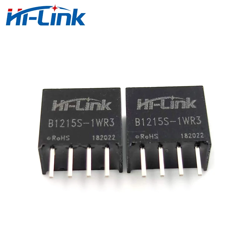 Free Shipping Hi-Link 10pcs/lot Mini B1215S-1WR3 Step Down 1W 15V 67mA Output DC DC Power Supply Module Consumer Electronics