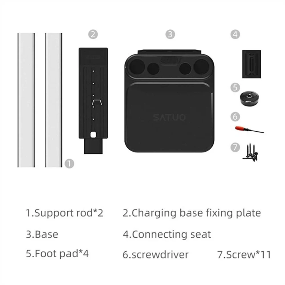 Satuo S1 Freestanding Stable Aluminum Alloy for Dyson V7 V8 SV10 V11 SV12 V15 Vacuum Stand Storage Bracket Rack