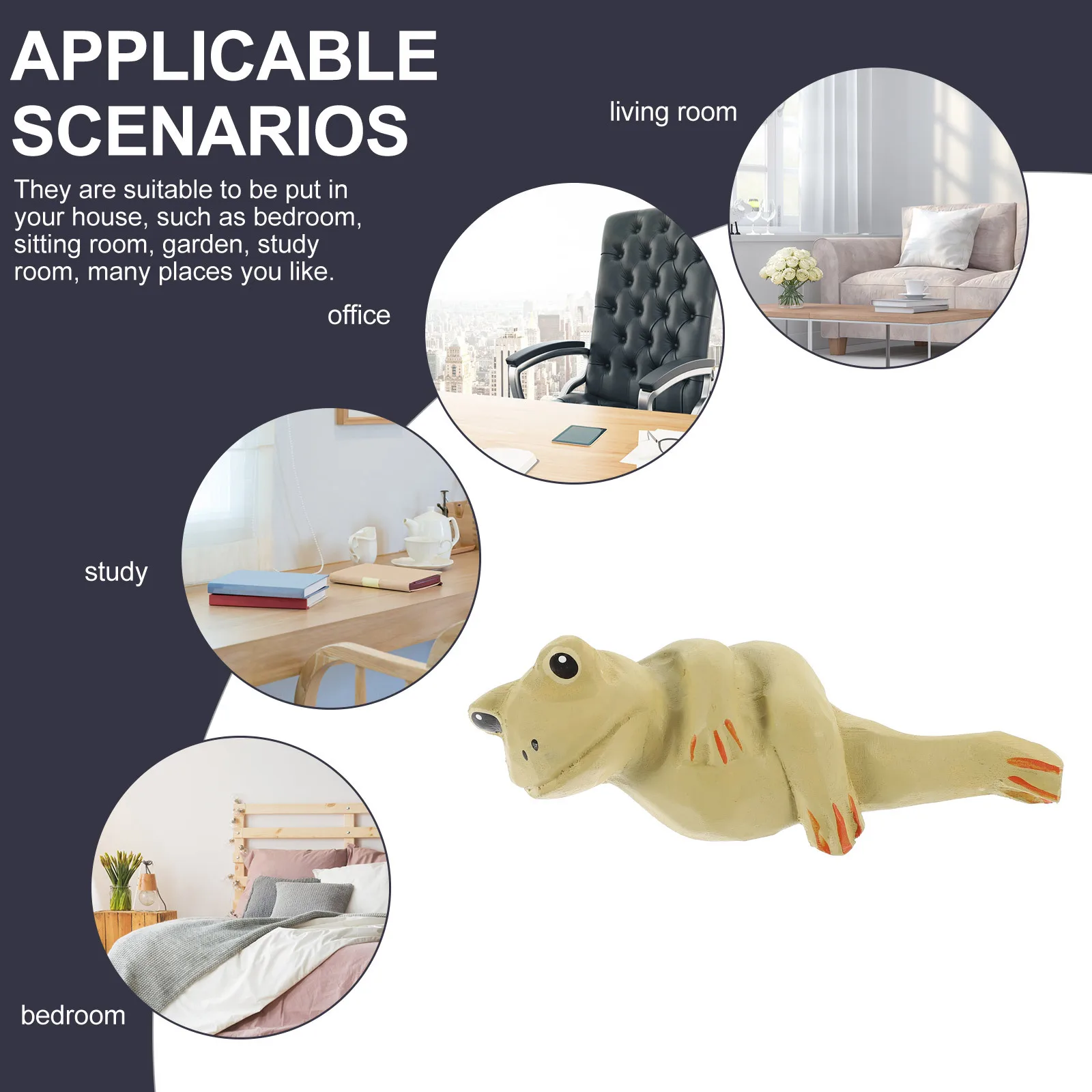 رائعتين خشبية منحوتة الحرفية الديكور سطح المكتب زخرفة المنزل غرفة المعيشة مكتب الخشب نحت الحيوان النحت تمثال خشب صغير #2