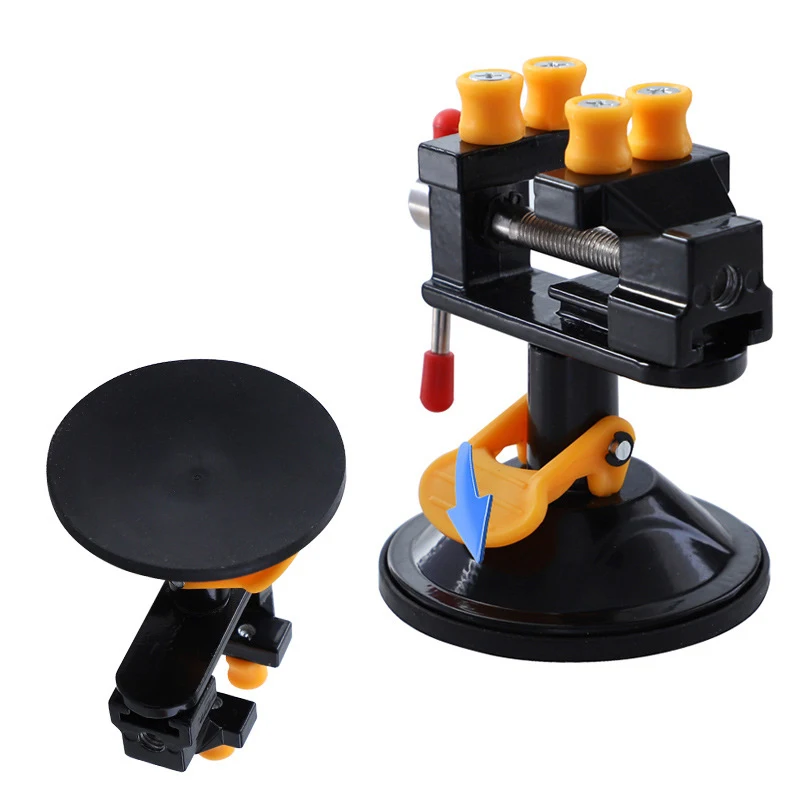 Portable Mini Table Vise Clamp for Small Work Hobby Jewelry Diy Craft Repair Tool Work Table Bench Vise Tool Vice