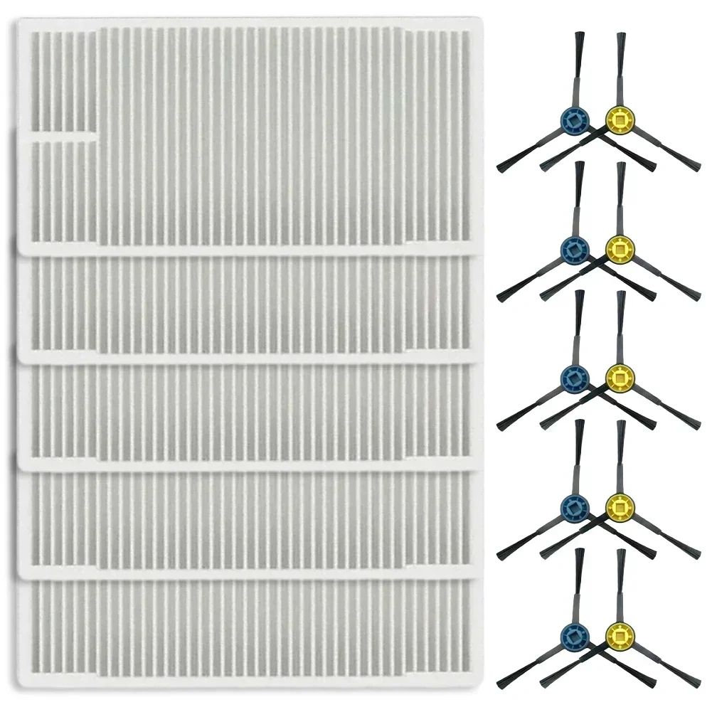 Vacuum Filter Side Brushes Kit for M9 For NERE10s E10S For Obode A8 Efficient Filtration for a Cleaner Home