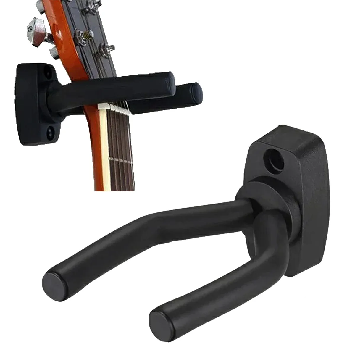 Suporte de Parede para Guitarra Miwayer – 1/2/5/10 peças, Metal + Espuma EVA, Abertura de 0-5,5cm, para Guitarra/Ukulele/Baixo/Violino, com Parafusos