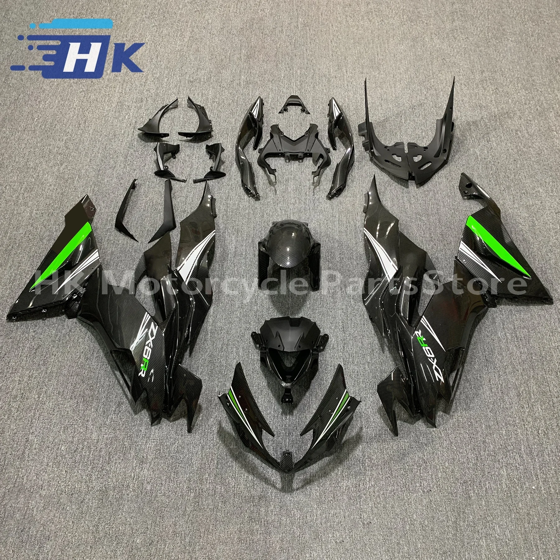 

Motorcycle Full Fairings kit fit for ZX-6R ZX6R 19 20 21 22 636 ZX 6R 2019 2020 2021 2022 Bodywork Fairing set