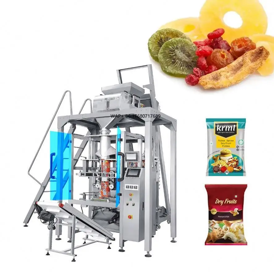 

Fully Automatic Vertical Packing Machine High Productivity Multifunctional Wrapping Pouch Foil Stand-up Pouch Cocoa Strawberry