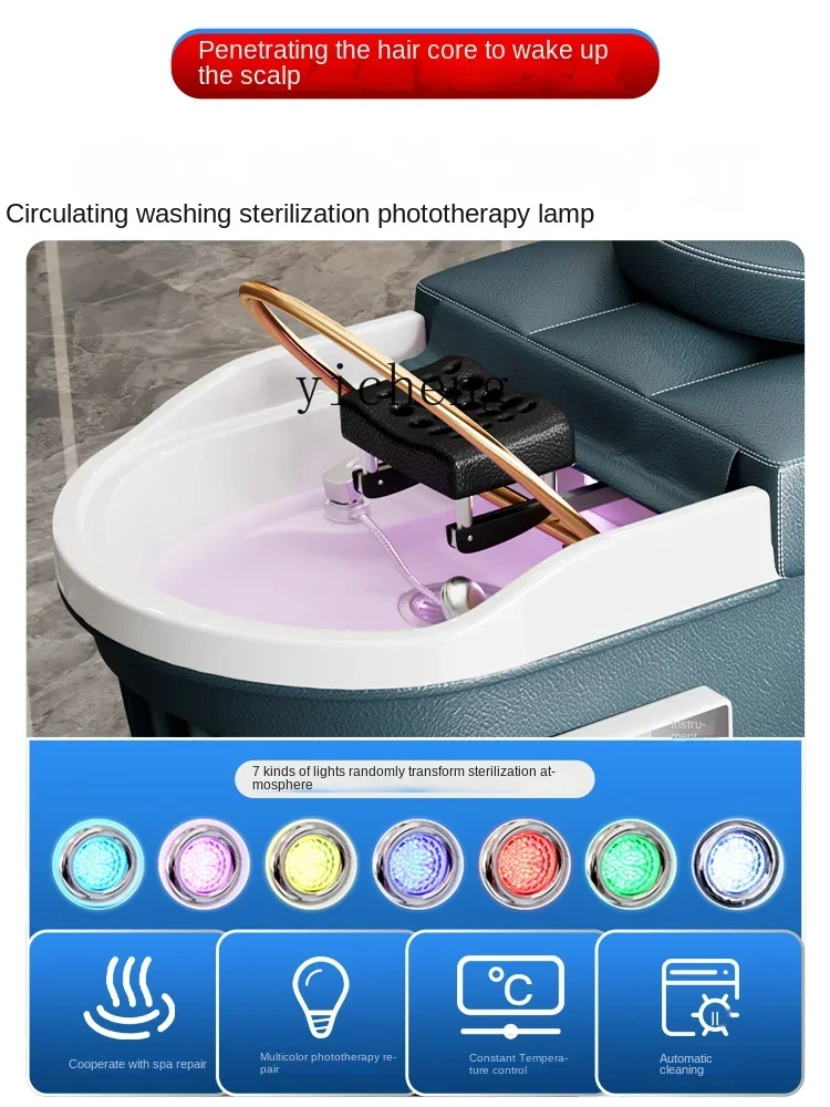 Zc Head Therapy Shampoo Chair for Hair Salon Barber Shop Physiotherapy Bed Beauty Salon Thai Head Therapy Bed